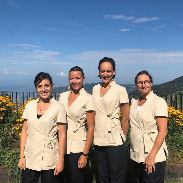 Kelly Bordenga, Cindy Arpin, Emiliw Vuattoux, Evelyne Burnier